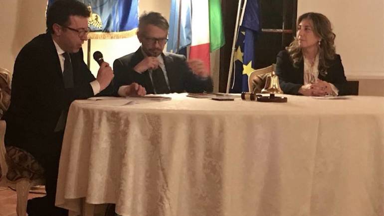 Francesco Ricci al Rotary Club Montaperti a parlare di giovani