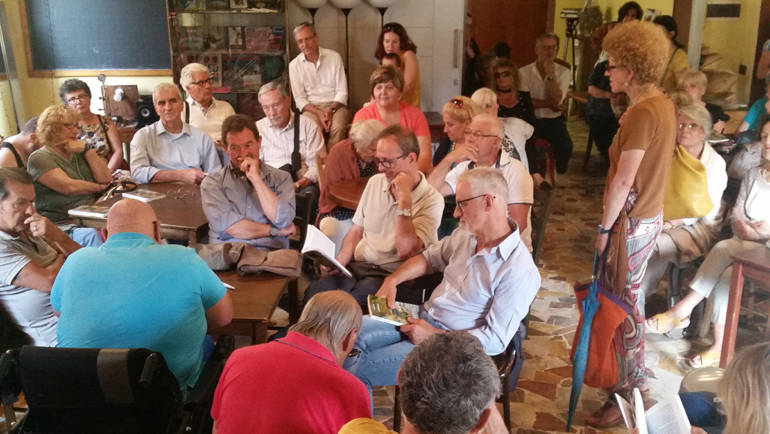 I ragazzi di fiume si ritrovano a Colle. Fotocronaca di una serata