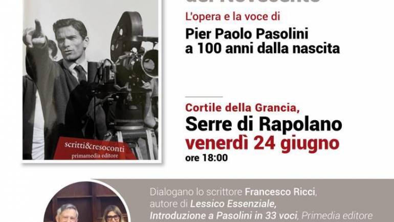 #PPP100 Quel gigante del Novecento. Incontro con Francesco Ricci a Serre di Rapolano