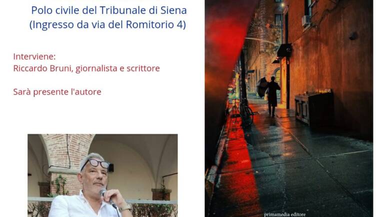 La pioggia non dorme mai. Simone De Santi presenta il suo noir a Siena