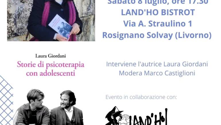 Storie di psicoterapia con adolescenti. Laura Giordani a Rosignano Solvay l’8 luglio