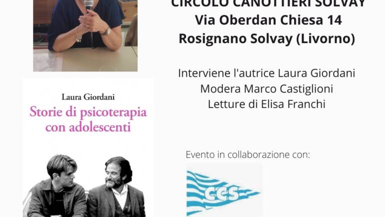 Adolescenti e psicoterapia. Incontro con Laura Giordani al Circolo Canottieri Solvay