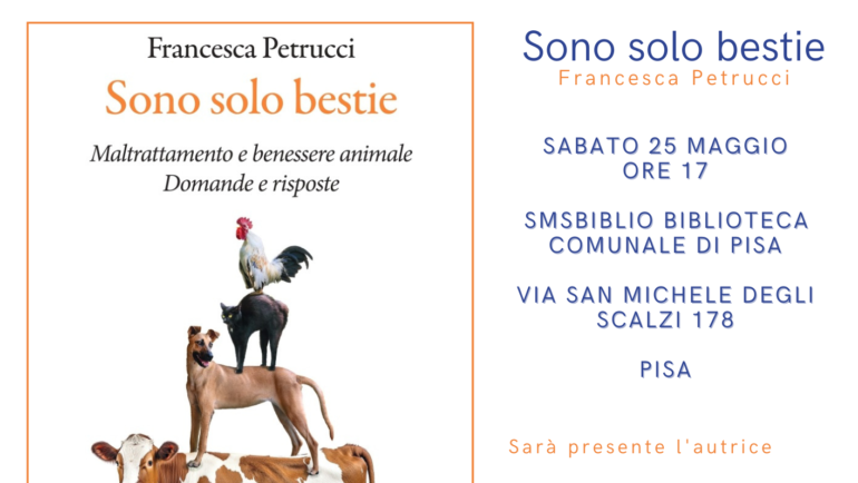 Sono solo bestie. Presentazione a Pisa